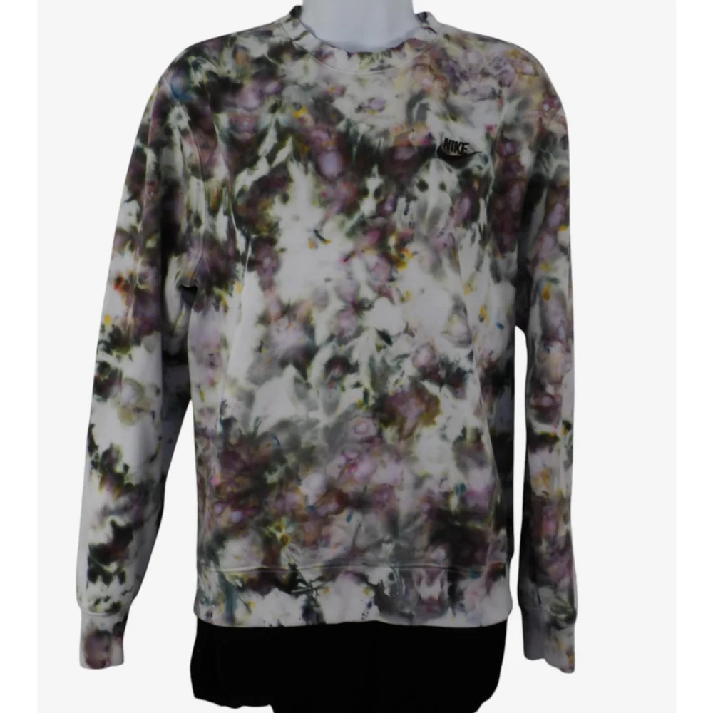 XSMALL NIKE Upcycled Sweatshirt, Thrifted One-of-a-Kind Reclaimed